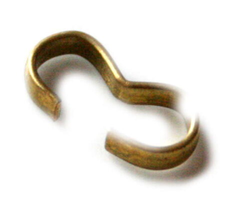 Bronze double thread crimp, size 13x6mm-0