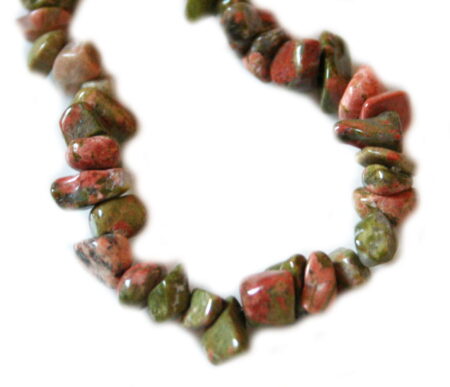 Unakite chip string 79cm long-0