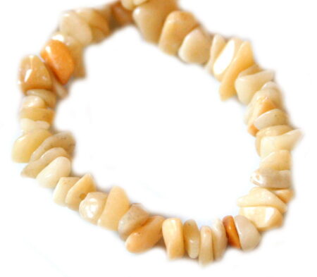 Yellow Jade chip string 80cm long