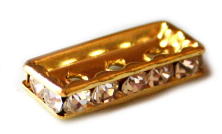 Slider 3 hole Gold color 8.5mm-19.1mm-0