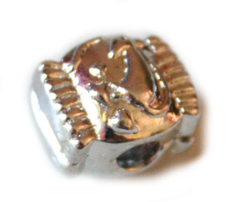 Pandora clasp, use your own type of string. Bright silver. 10mm-0