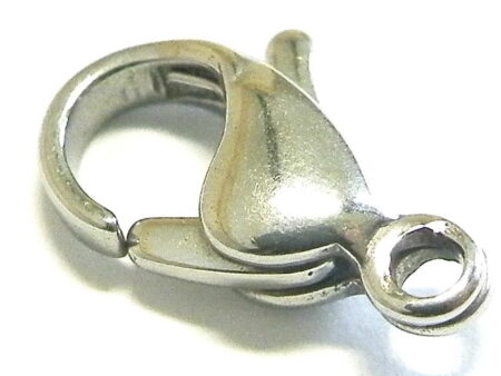 Silver lobster clasp, 23mm Nickel Silver