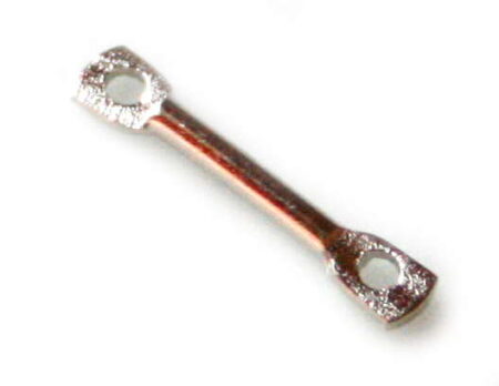20x Plain cut tube spacer w 2 holes, 12mm-0