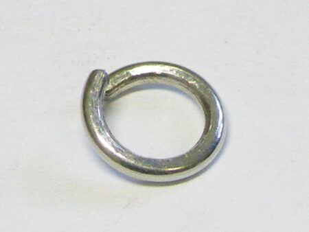 10x Jumpring in aluminium, 9x1.2mm