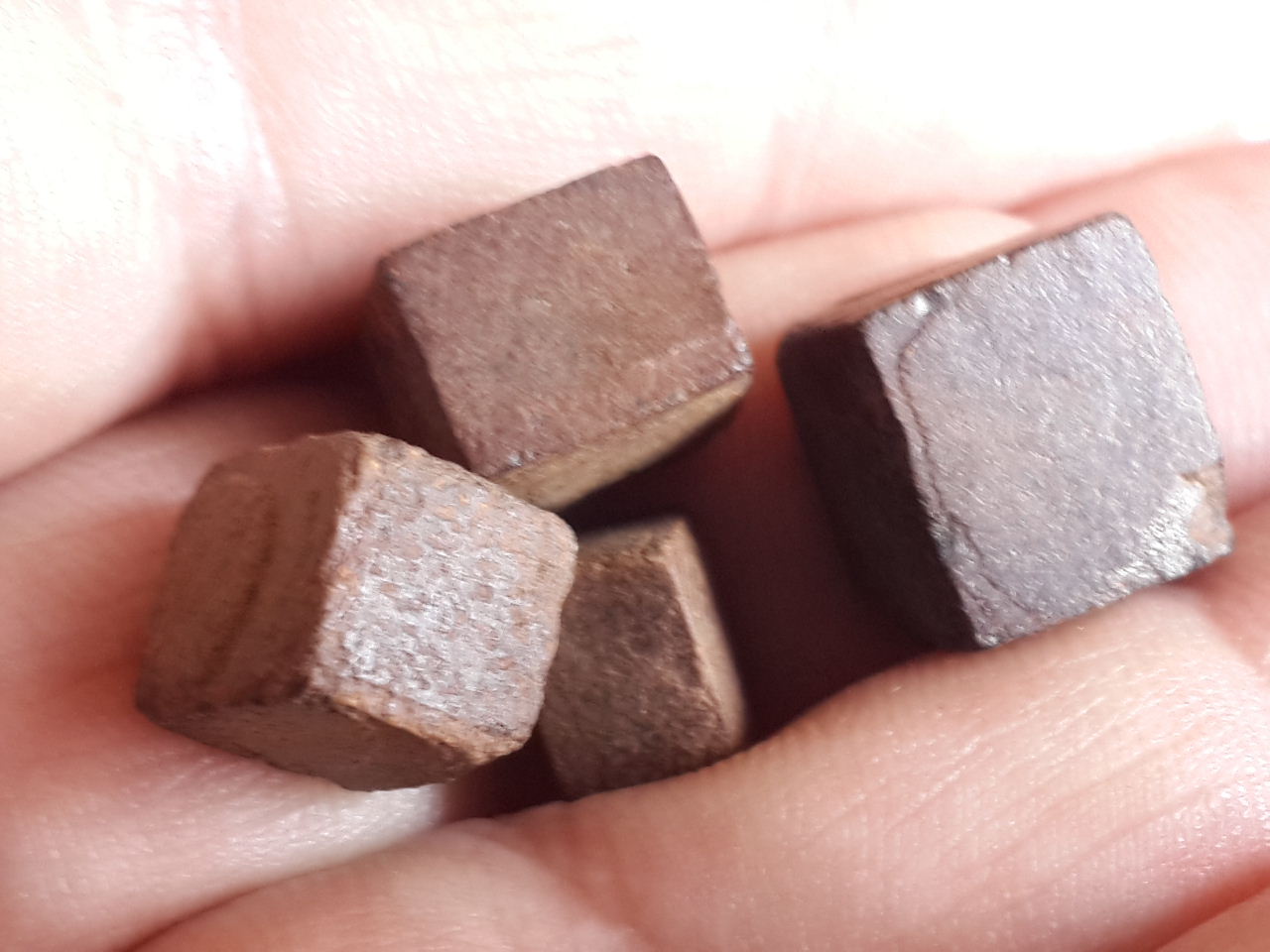 Devils dice limonite after pyrite 1-2cm-23401