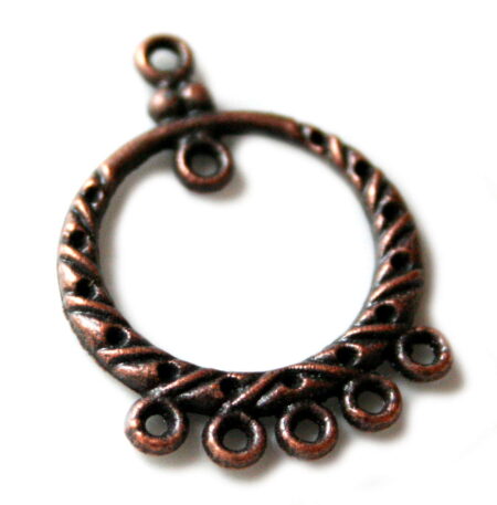 1-5 connector in copper color 22x30mm-0