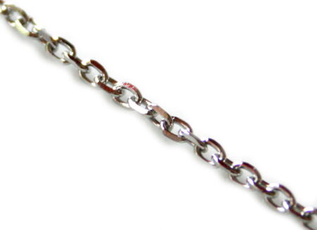 Stainless steel chain, oval links, 2x4mm, 1 meter