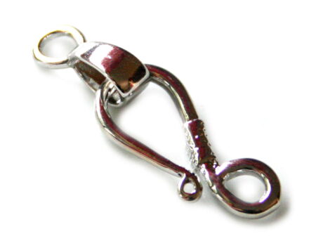Nickel free S-hook clasp, 24mm