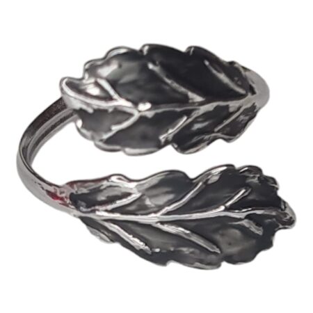 Stainless steel leaf ring, adjustable