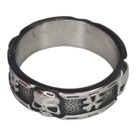 Stainless steel skull ring, assorted sizes