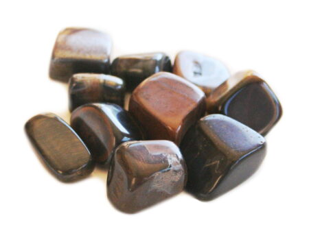 Tigers Eye tumble, mixed grade, 20-40mm