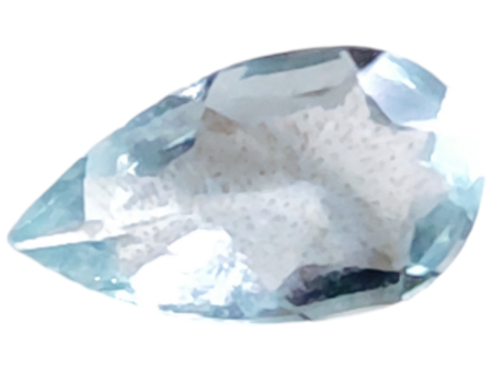 Aquamarine, pear cut, 1.355ct, 6x11mm