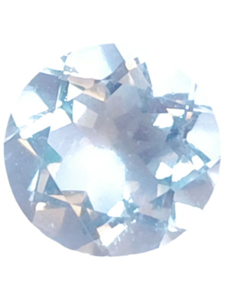 Aquamarine, round cut, 2.015ct, 8.5mm