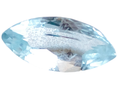 Aquamarine, marquise cut, 1.535ct, 6x11mm