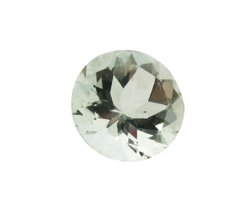 Aquamarine, round cut, 1.27ct, 7mm
