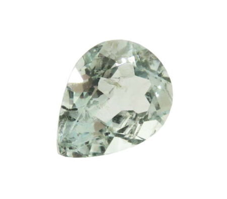 Aquamarine, pear cut, 0.730ct, 5x7mm