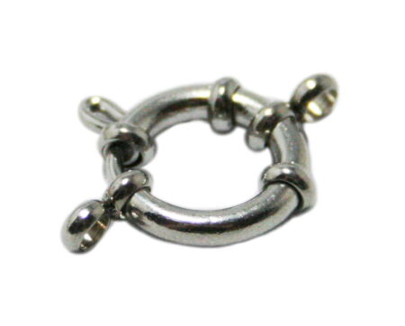 Stainless steel signoretti clasp, 14mm