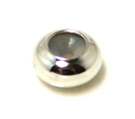 Nickel free slider clasp w 1mm hole, 4x8mm