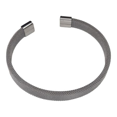 Stainless Steel mesh bangle, 8mm