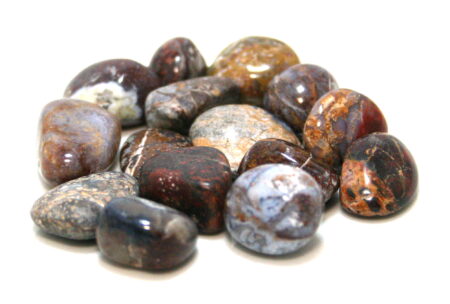 Brown Agate tumble, 10-20mm