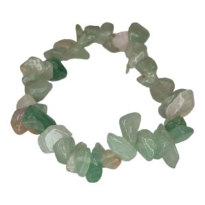 Aventurine Chip bracelet on stretchcord.