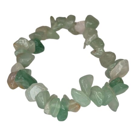 Aventurine Chip bracelet on stretchcord.