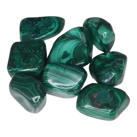 Malachite tumble, 2-4cm