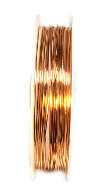 Beading wire spindle, copper, 0.5mm