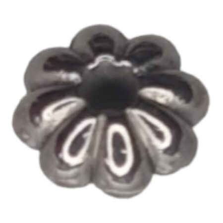 Daisy bead in stainless steel, 3x6mm