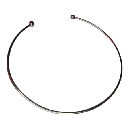 Choker necklace, nickel free, screw-in ends