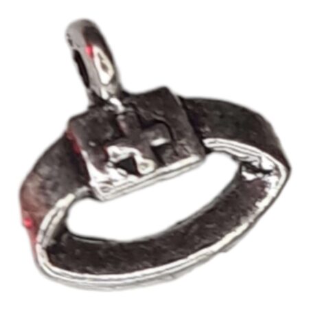 4x Armour of God charm, belt, nickel free, 12mm