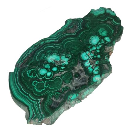 Malachite slab, polished, 90x155mm