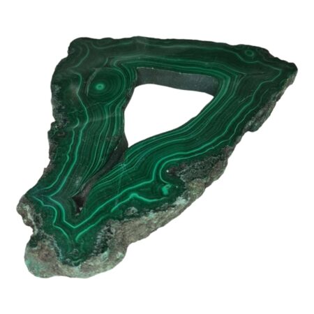 Malachite slab, polished, 105x125mm