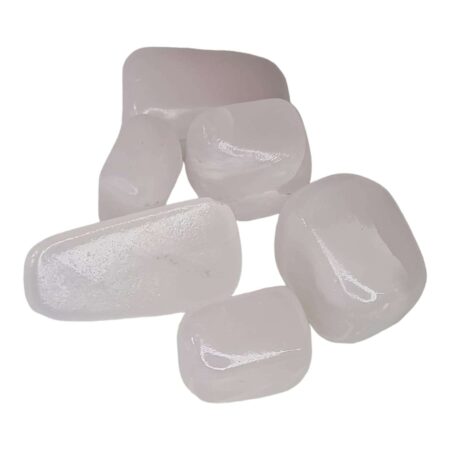 Pink Calcite square tumble, 2-4cm
