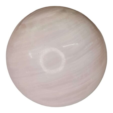Pink Calcite sphere, 70-75mm