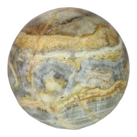 Bumblebee Calcite sphere, 75mm