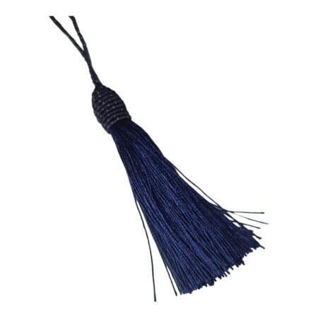 Nylon tassel, navy, 10cm