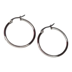 34mm stainless steel hoops
