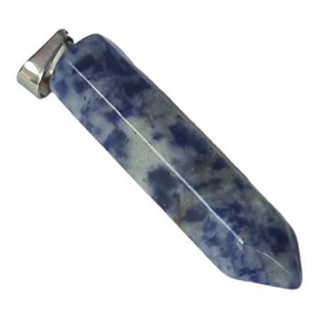 Sodalite point pendant, 38mm incl. bail