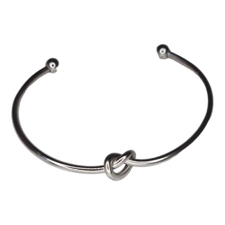 Stainless steel knot bangle DIY, adjustable