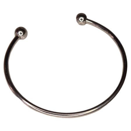 Stainless steel bangle, screw ends