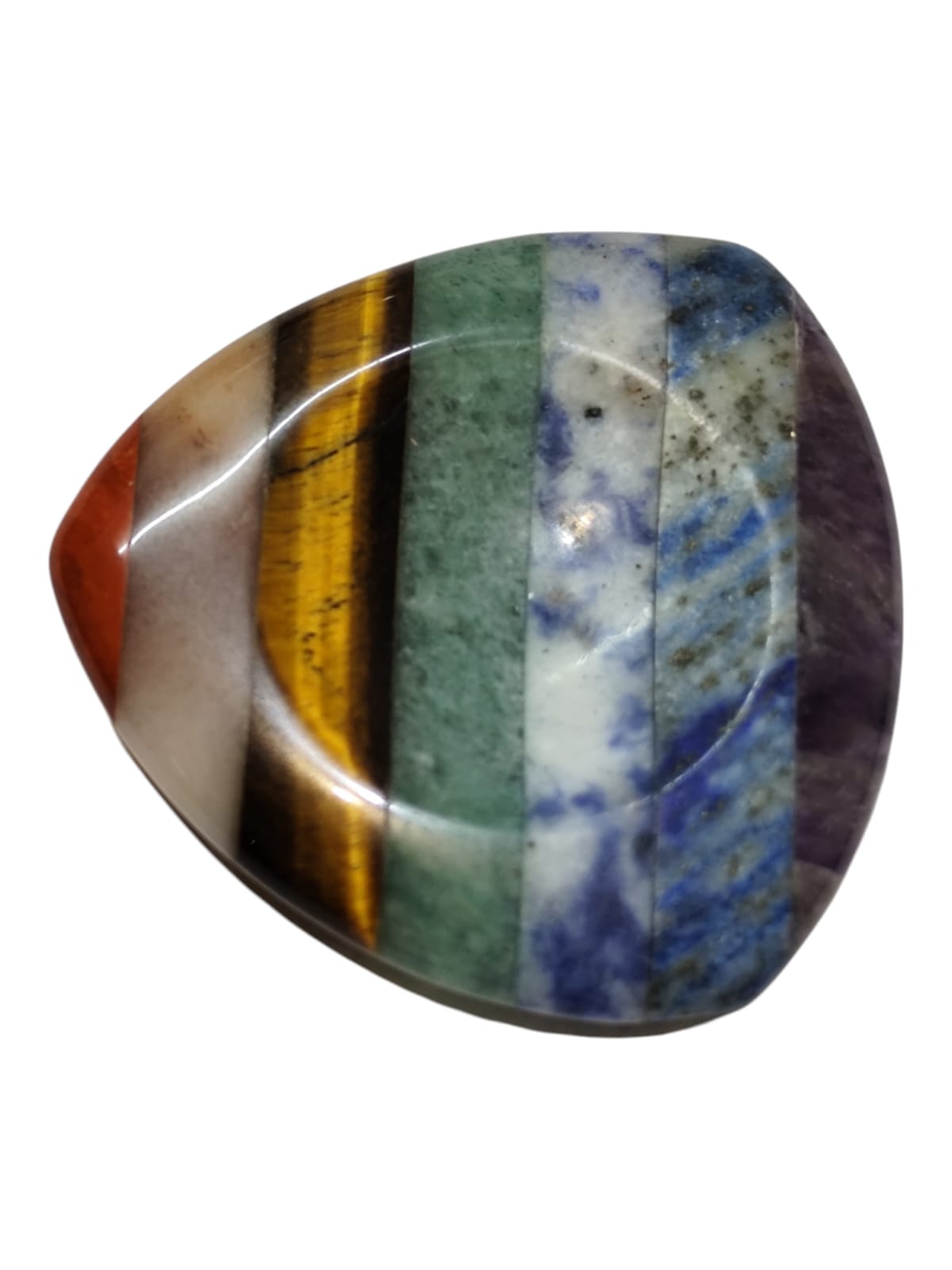 Chakra gemstone stress reliever stone, 40mm - Image 2