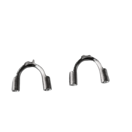 Horse shoe (wire protector) Pair Stainless Steel 6.5mm