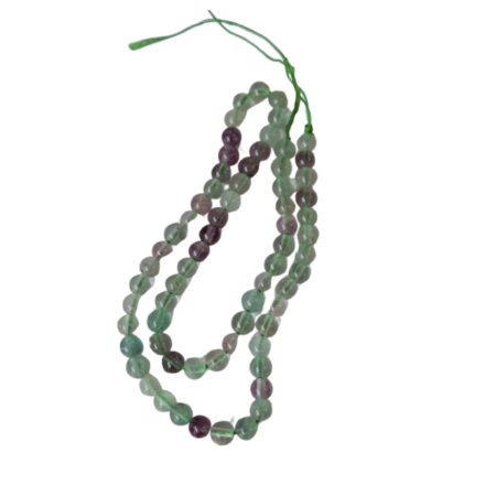 Fluorite bead string, round, 6mm, 40cm