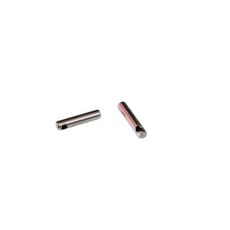 Pair of end caps for 1mm string in stainless steel