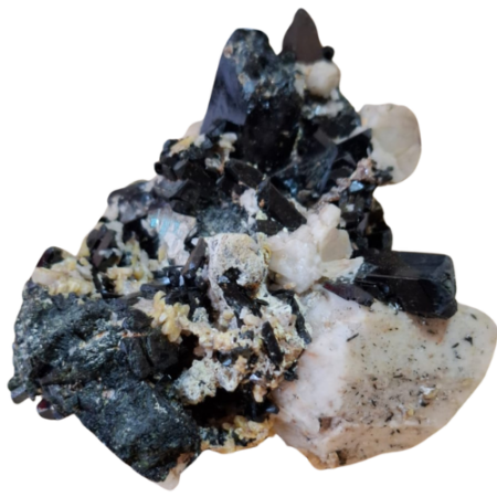 Aegirine crystal, Zomba in Malawi, 4.1-6.7cm