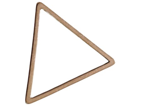 Triangle shape pendant, Stainless Steel, rose gold 16mm