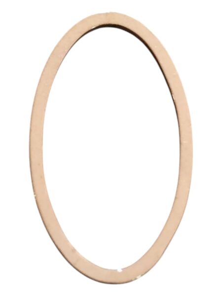 Oval shape pendant, Stainless Steel, rose gold 16mm
