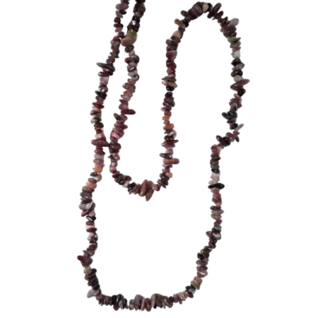Colourful Tourmaline chip string, 80cm long, 4-8mm chips
