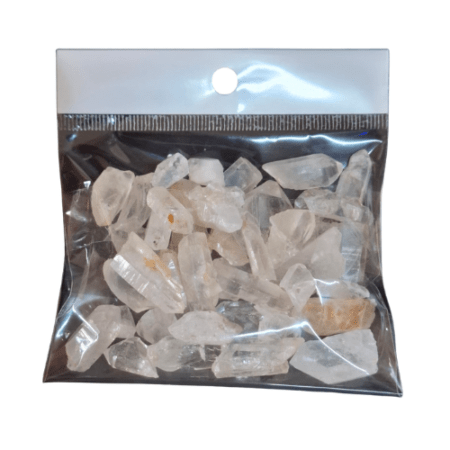 Assorted quartz points in a packet, Ceres in Western Cape, 100grams